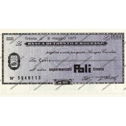 39) Poli 09.05.77 100 lire