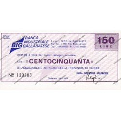8) Artigiani 14.03.77 150 lire