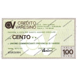 2) Varese 15.11.76 100 lire