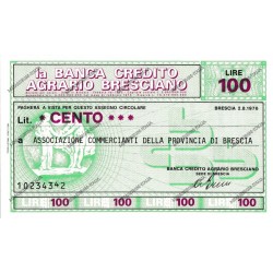 1) 02.08.76 Brescia 100 lire