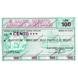 6) 25.10.76 Brescia 100 lire
