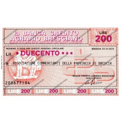 21) 25.10.76 Brescia 200 lire