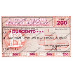 22) 22.11.76 Brescia 200 lire