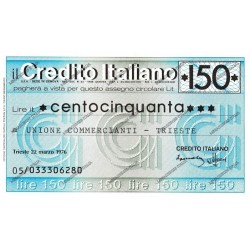 50) Trieste 22.03.76 150 lire