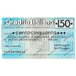54) Torino 23.03.76 150 lire