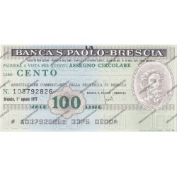 2) Brescia 01.08.77 100 lire